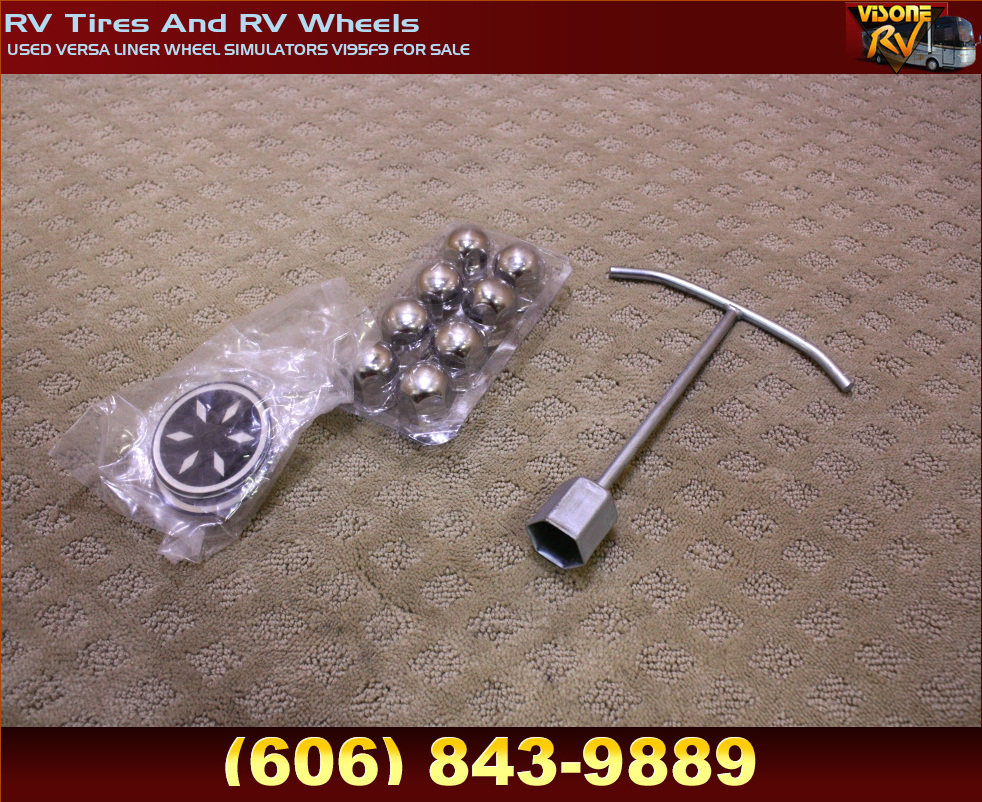 Towing Products USED VERSA LINER WHEEL SIMULATORS V195F9 FOR SALE RV Tires And RV Wheels VERSA