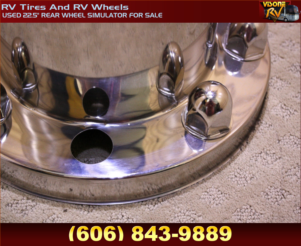 Towing Products USED 22.5" REAR WHEEL SIMULATOR FOR SALE RV Tires And