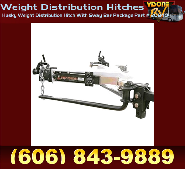 Towing Products Husky Weight Distribution Hitch With Sway Bar Package