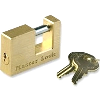   Master Lock 605DAT Solid Brass Trailer Hitch Coupler Lock  - Visone RV 