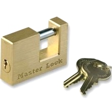   Master Lock 605DAT Solid Brass Trailer Hitch Coupler Lock  - Visone RV 